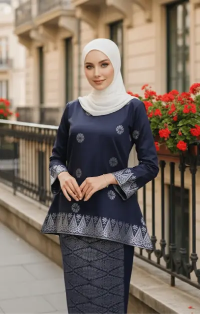 Blue Black Silver