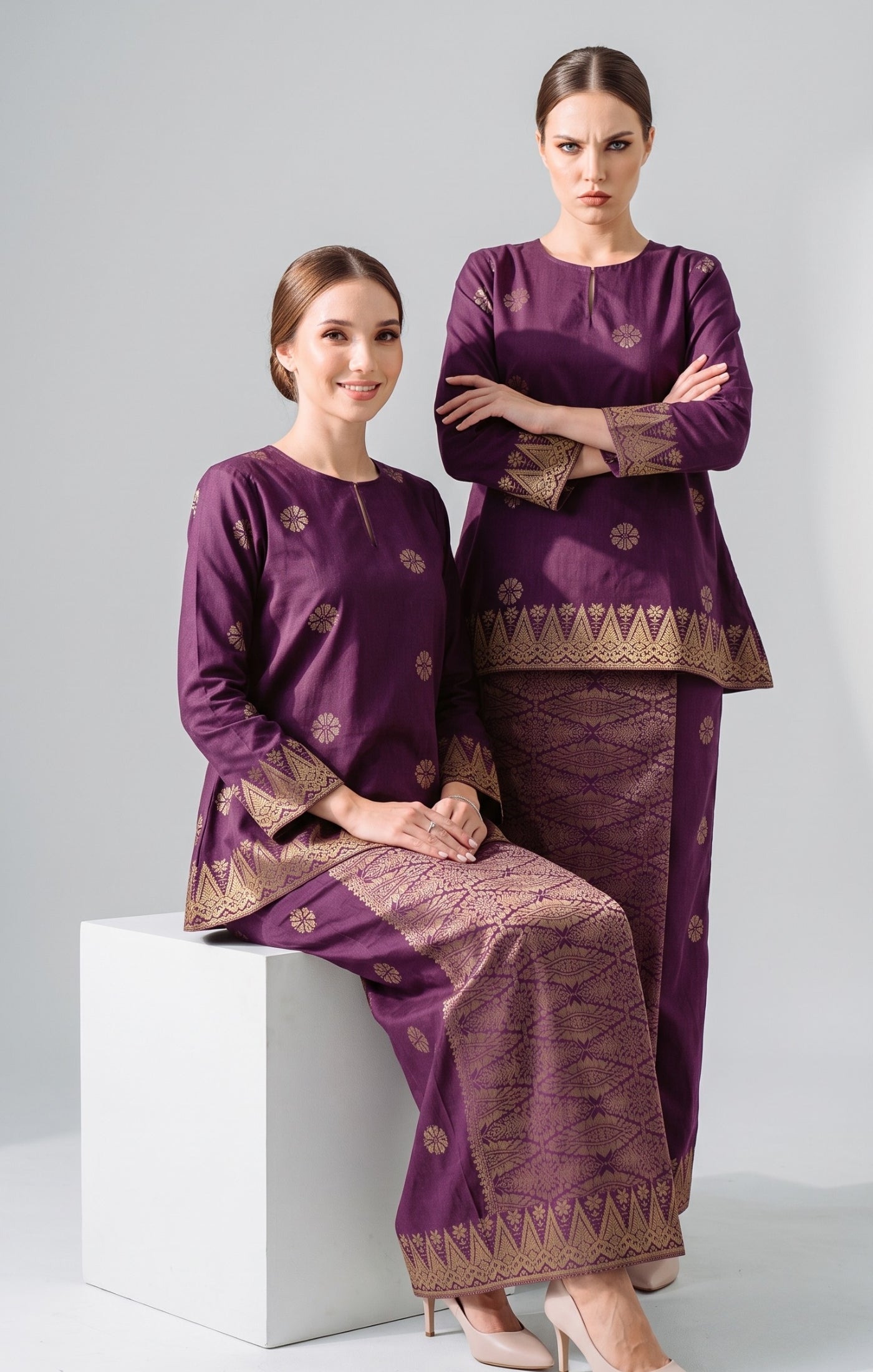 ARYANA KURUNG KEDAH | MAGENTA GOLD