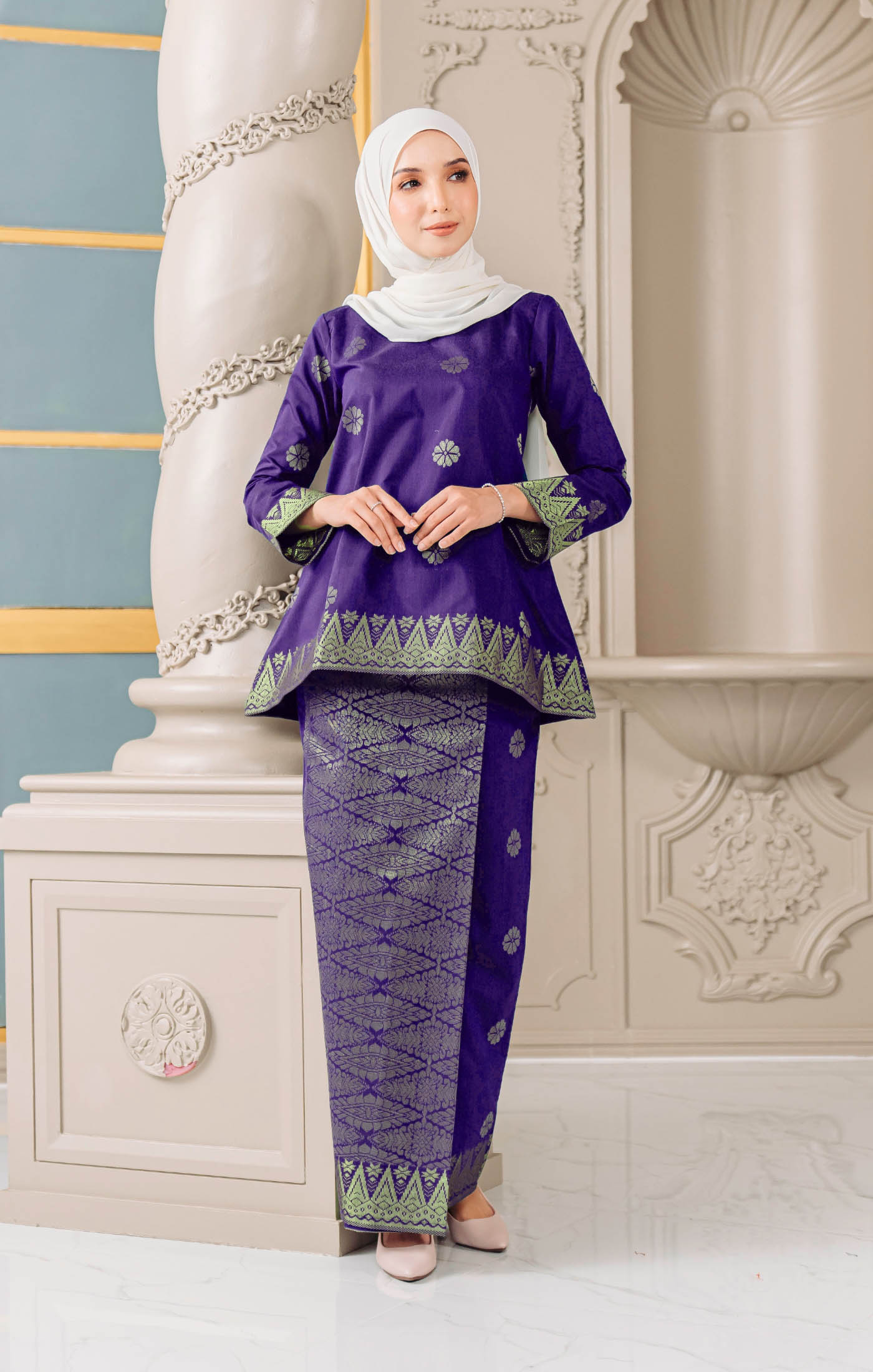ARYANA KURUNG KEDAH | PURPLE GOLD