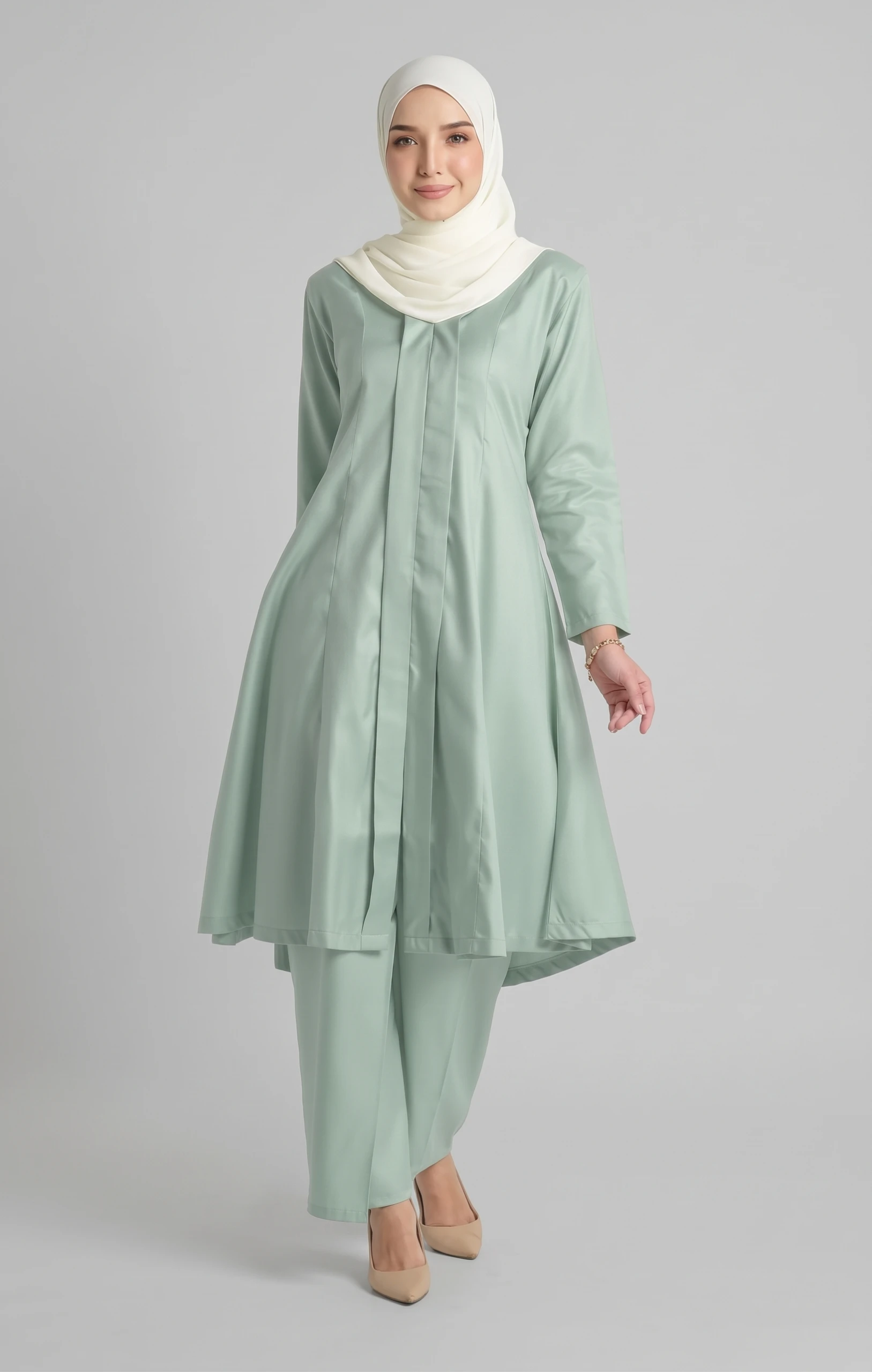 Luna Kebarung Klasik | Dusty Green
