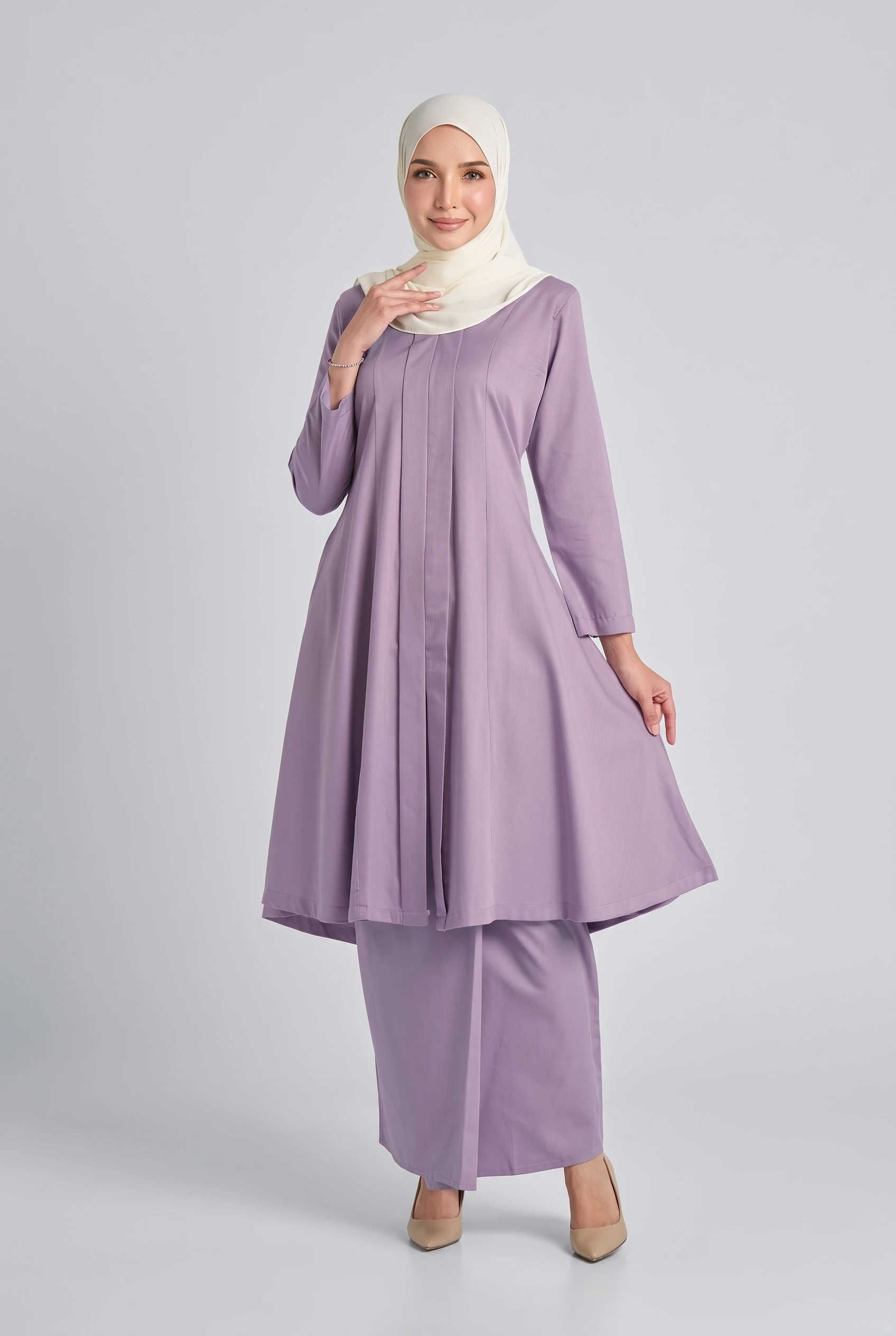 Luna Kebarung Klasik | Dusty Purple — alternate view