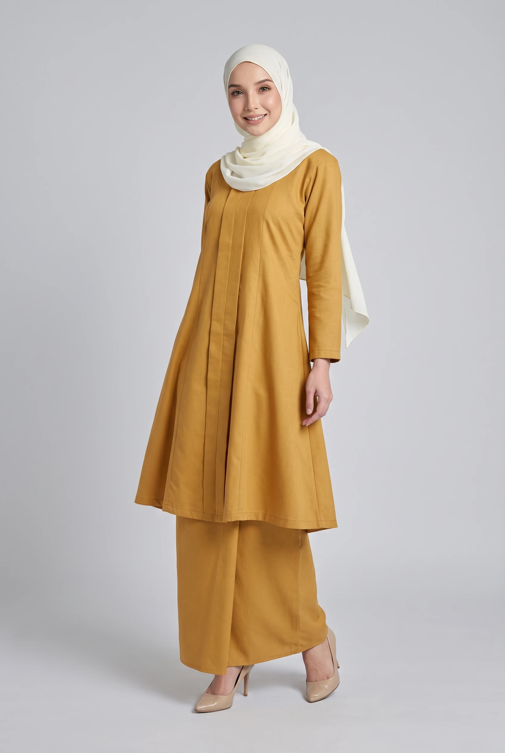 Luna Kebarung Klasik | Mustard — alternate view