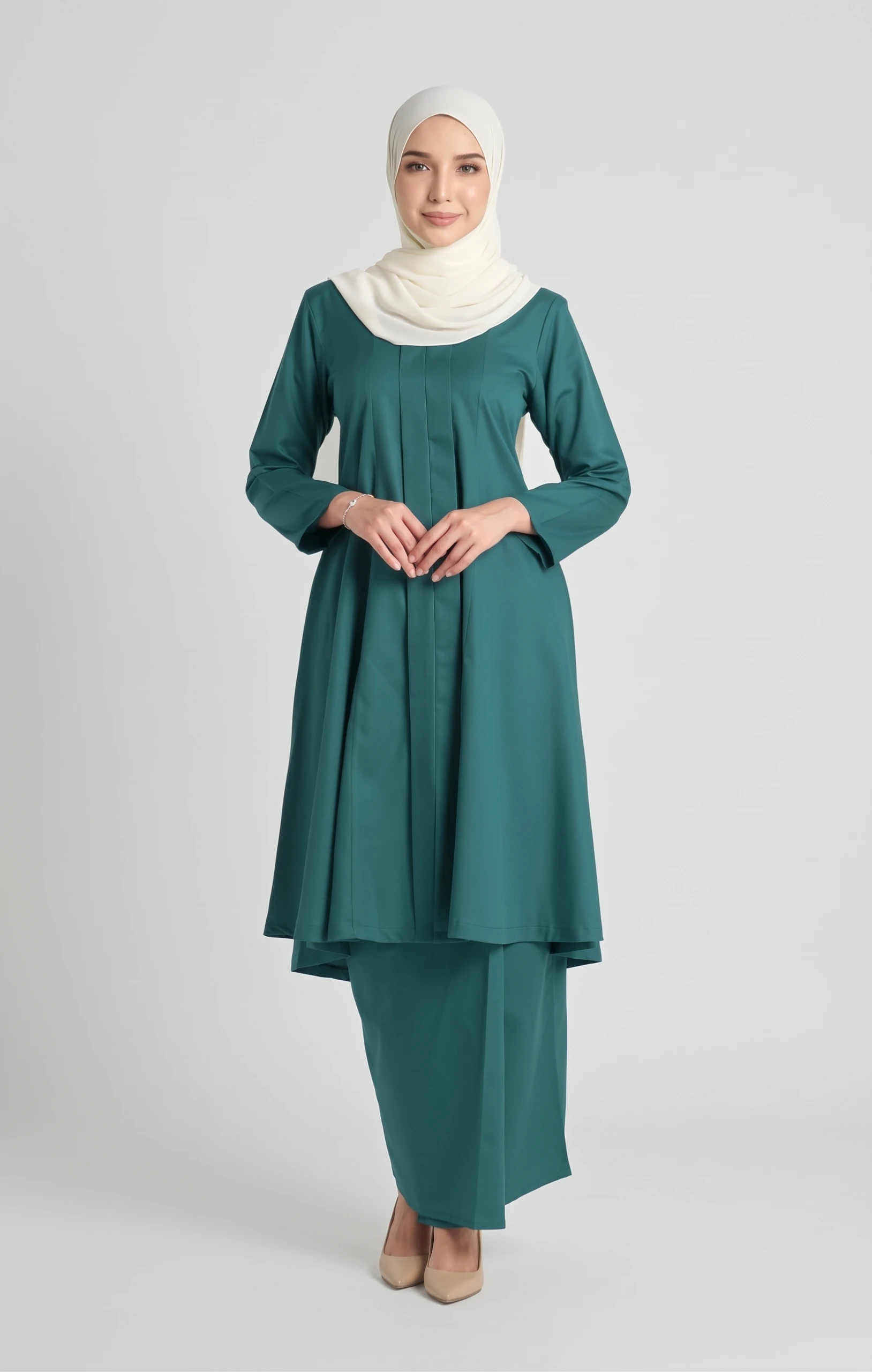 Luna Kebarung Klasik | Teal Green