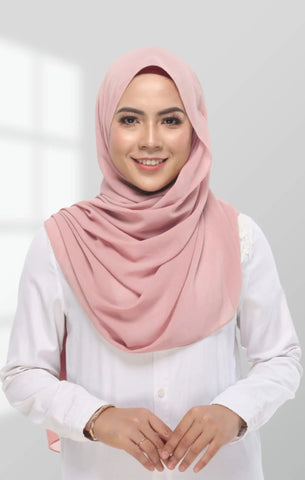 malay hijab pink