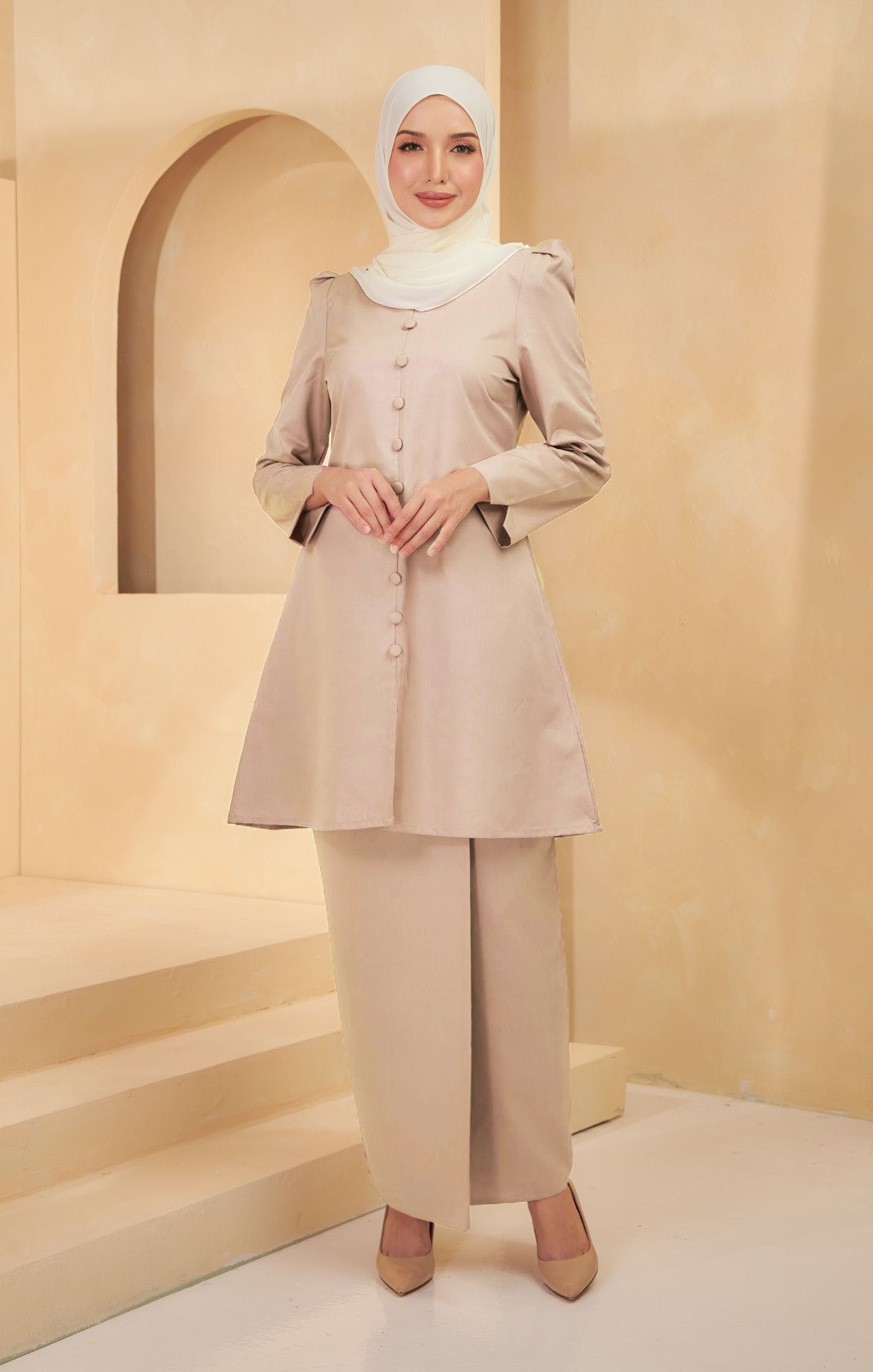 DELISA 2.0 KURUNG RIAU PLAIN | NUDE
