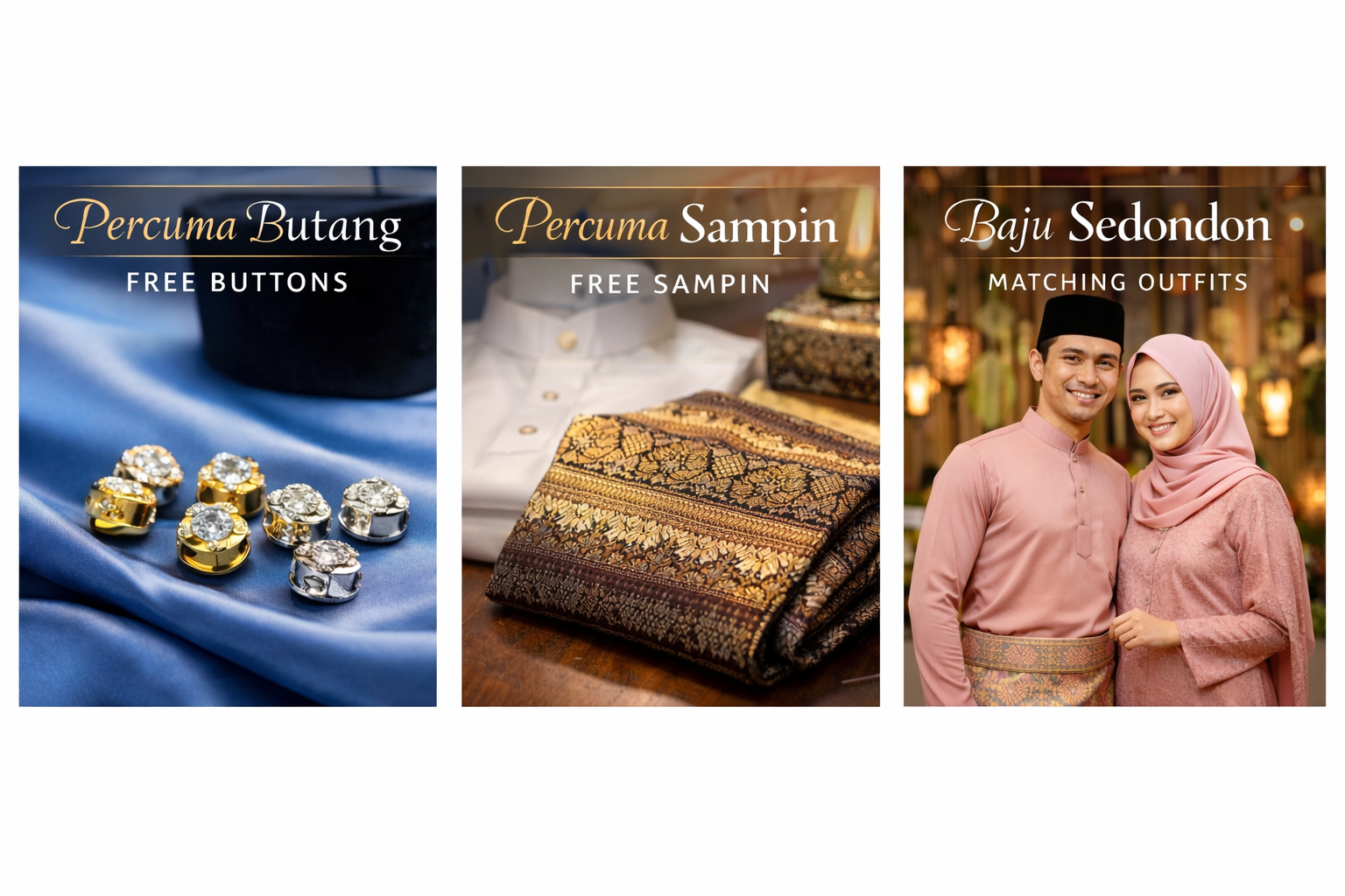 ree Offers on Baju Melayu Teluk Belanga