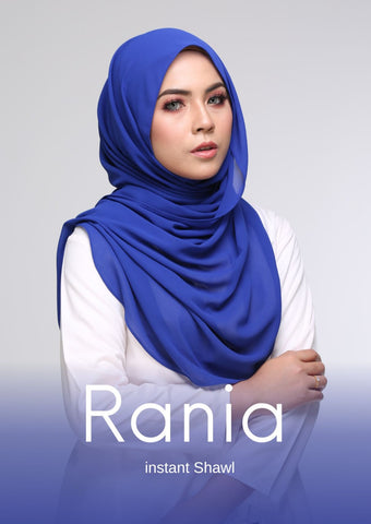 Blue Instant Hijab