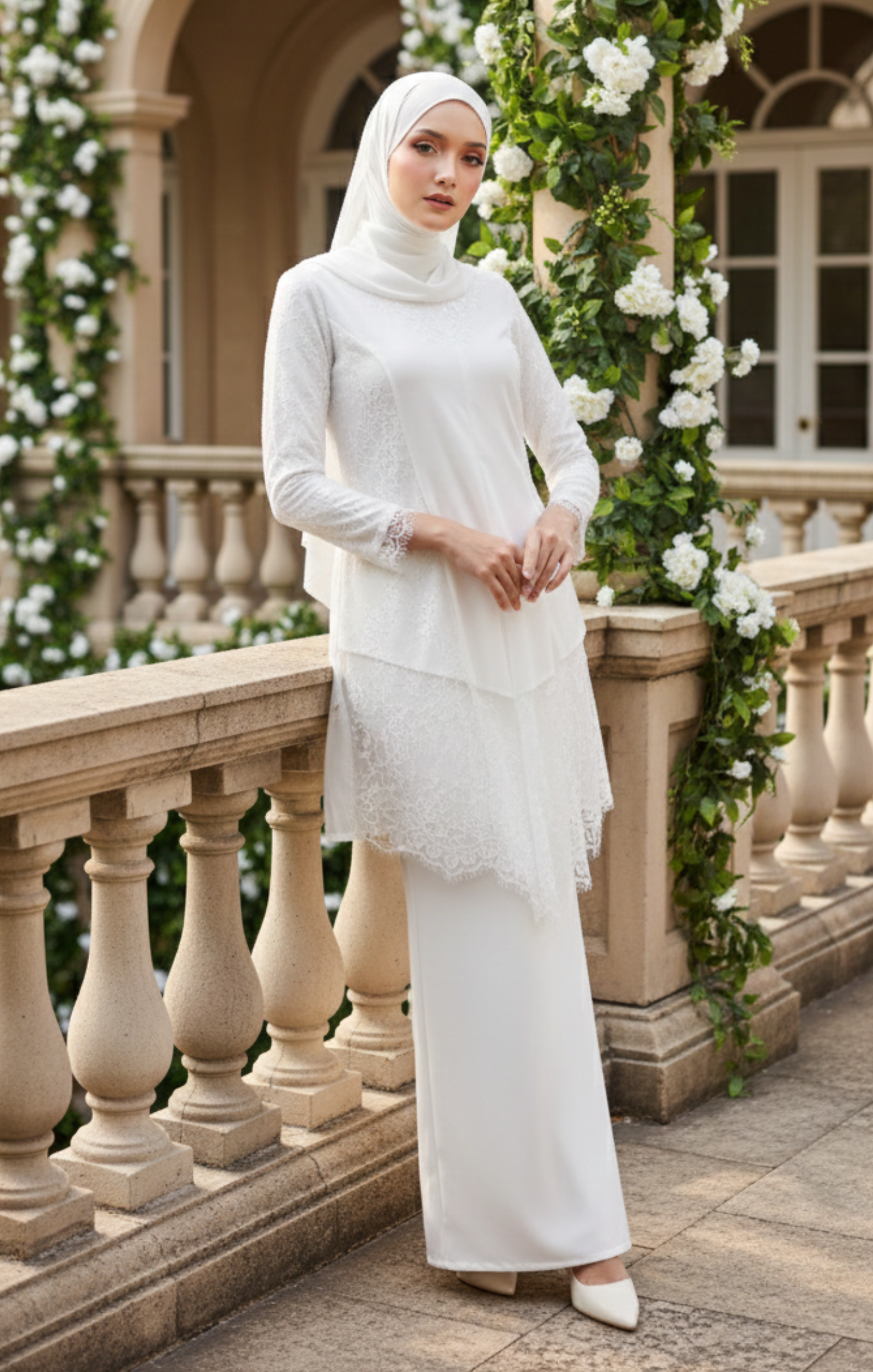 JUWETA KEBAYA MODEN | PEARL WHITE