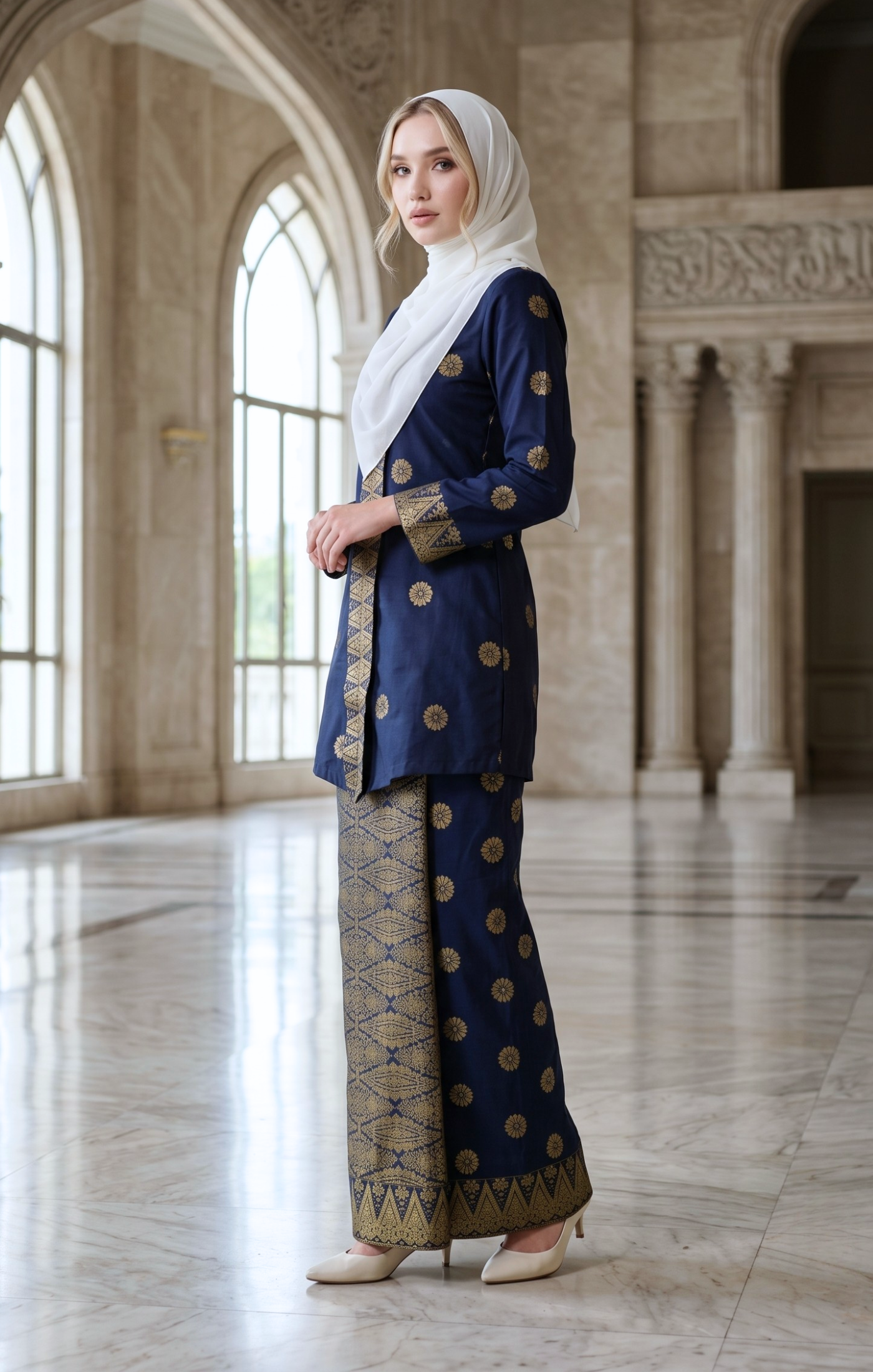SEROJA KEBAYA | BLUE BLACK GOLD