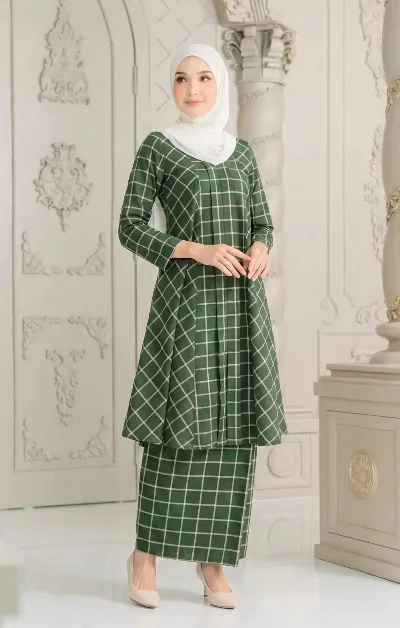 Emerald Green Check D4-1