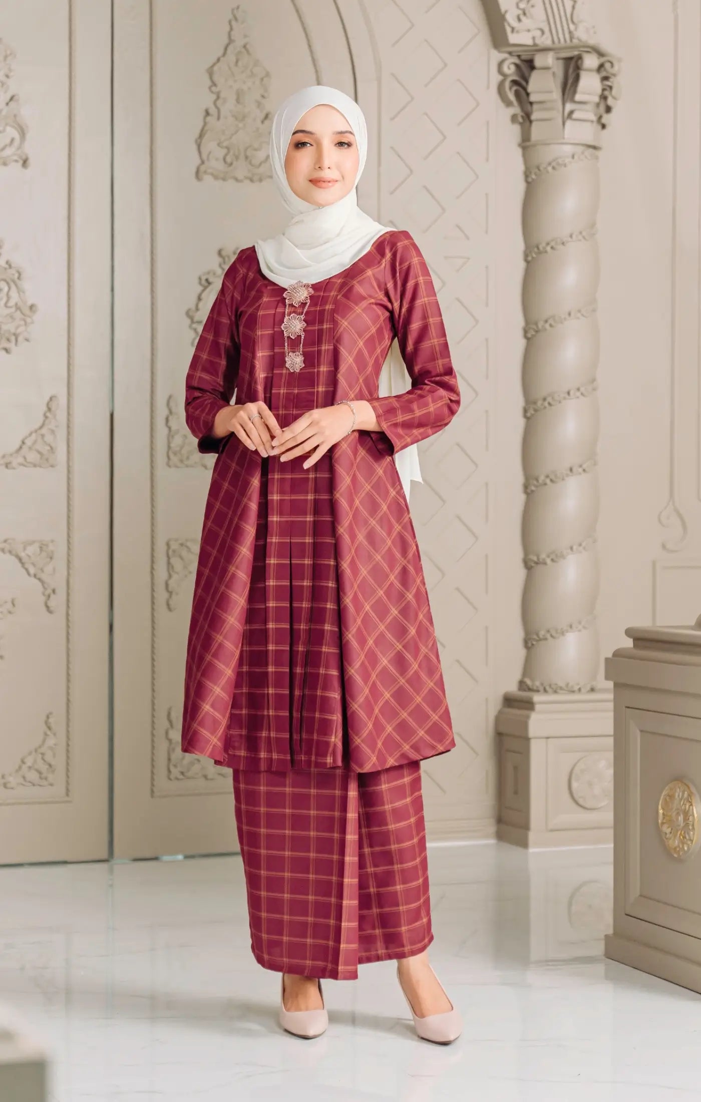LUNA 3.0 KEBARUNG LINEN | MAROON