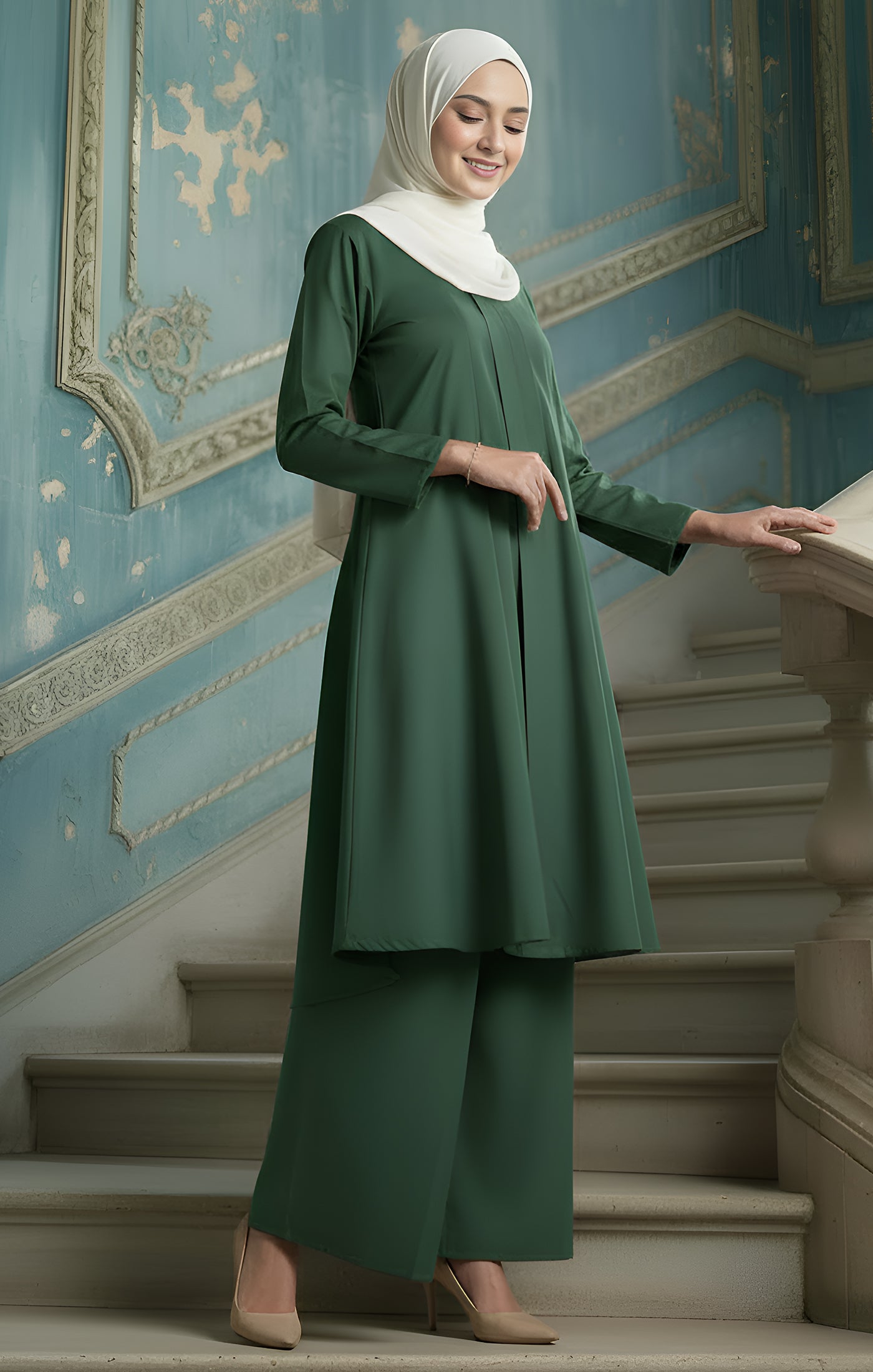 LUNA KEBARUNG KLASIK | DARK EMERALD GREEN