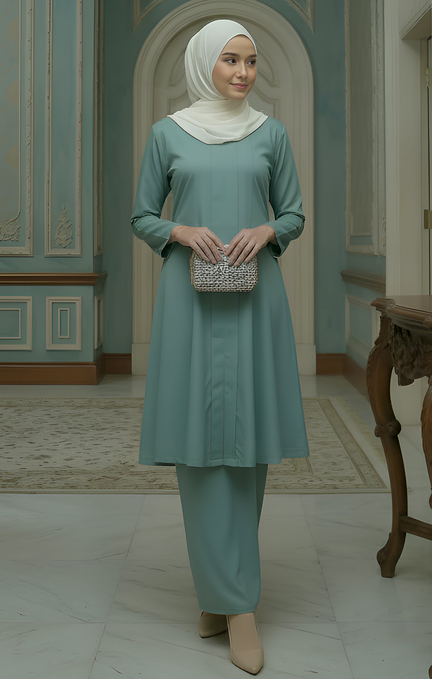 LUNA KEBARUNG KLASIK | SAGE GREEN