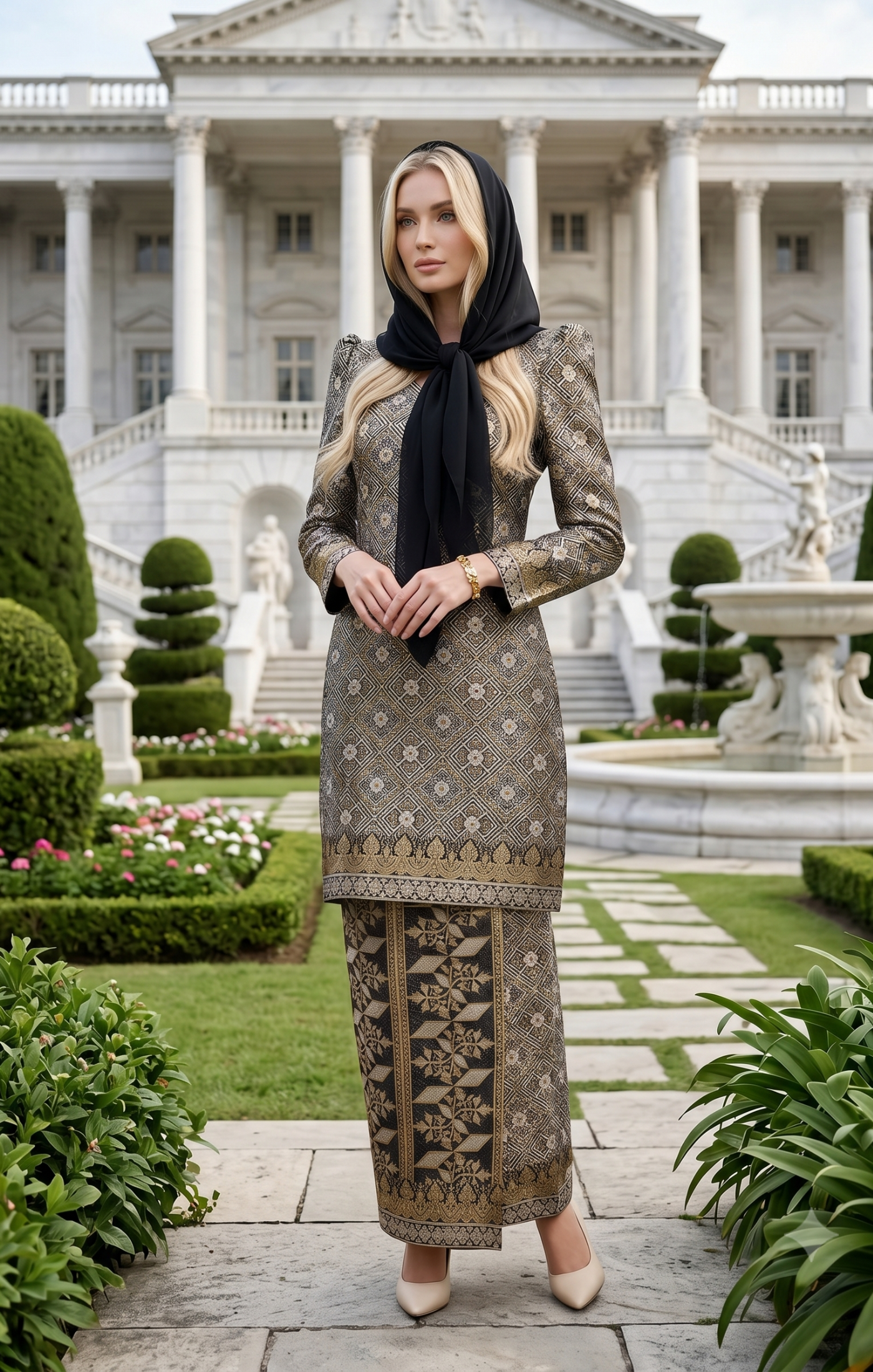 RABAI KURUNG MODEN | BLACK GOLD