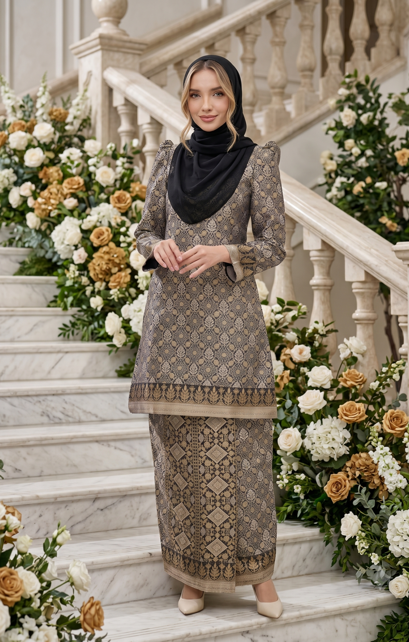 RABAI KURUNG MODEN | BLACK GOLD ORCHID