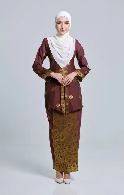 Dark Maroon Gold