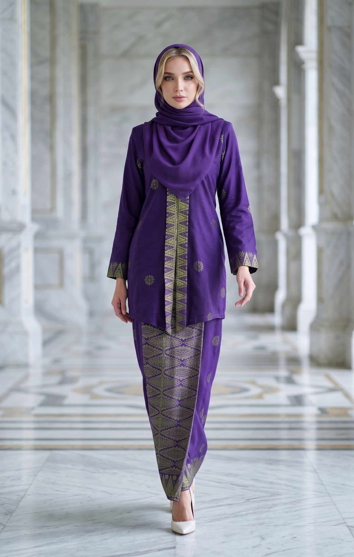 SEROJA KEBAYA | PURPLE GOLD
