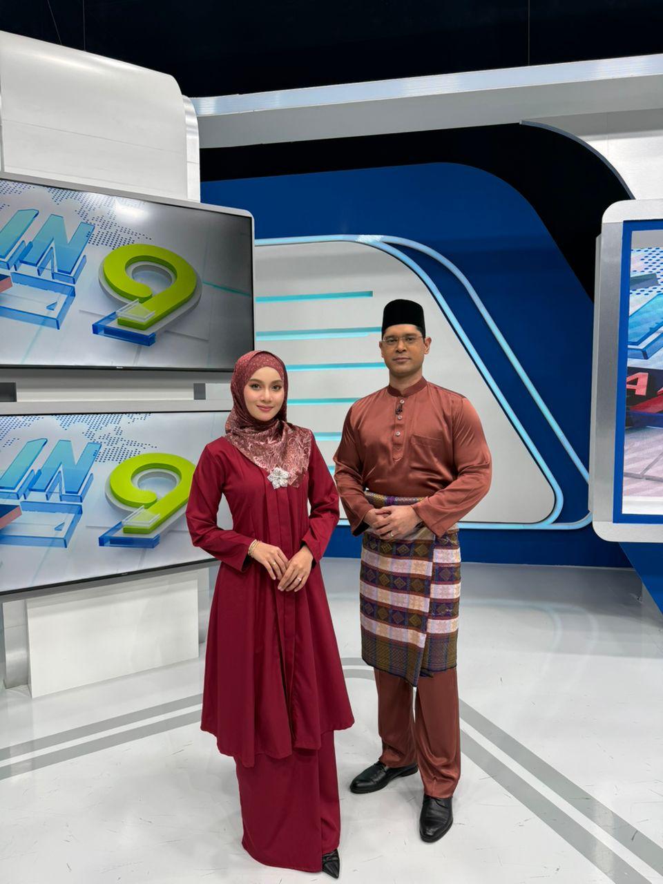 carlanisa dress seen on tv9 malaysia